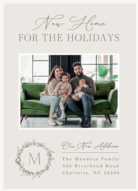 Elegant Home Personalized Holiday Cards