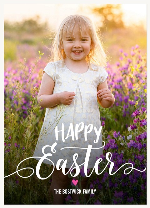 Heart Charm Easter Cards