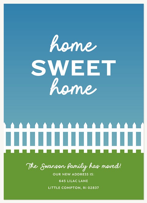 Picket Fence Moving Announcements