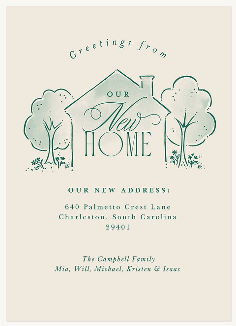 Toile House Moving Announcements