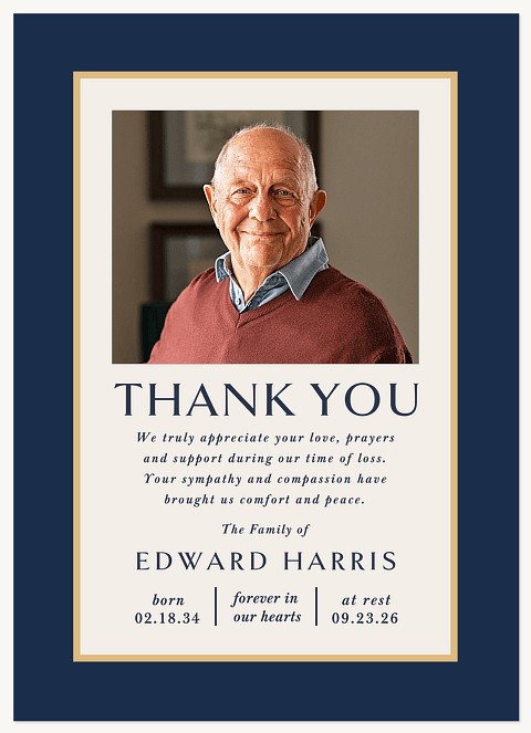 Honored Memory Memorial & Sympathy Cards