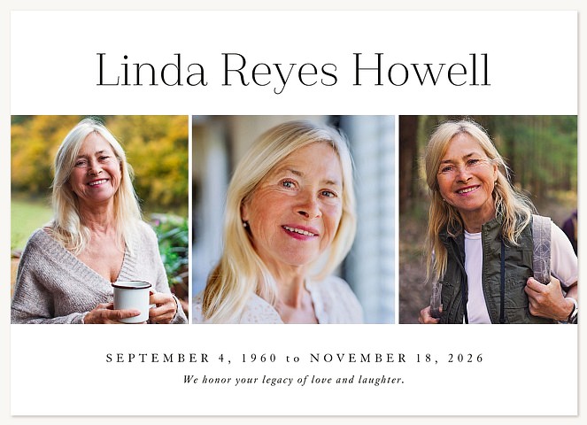 Legacy Memorial & Sympathy Cards