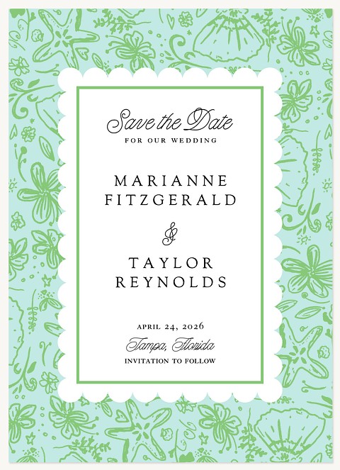 Shoreline Charm Save the Date Cards