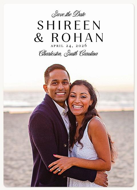 Elegant Union Save the Date Magnets