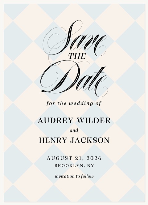 Cest La Vie Save the Date Cards