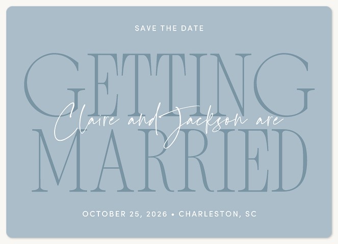 Tone On Tone Save the Date Magnets