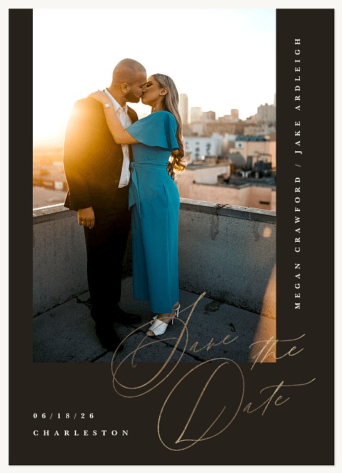 The Gilded Date Save the Date Cards