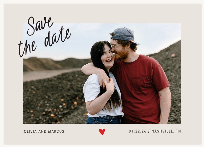 Simply Us Save the Date Cards