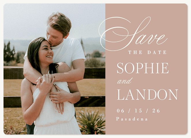 Side Type Save the Date Magnets