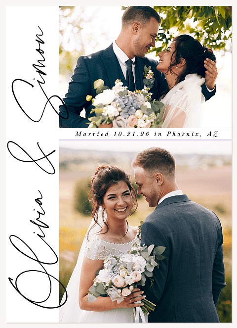 Signature Wedding Wedding Announcements