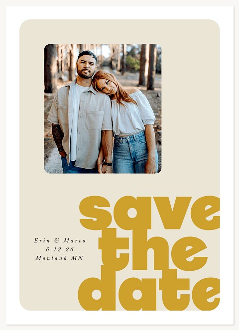 Bold Promise Save the Date Cards
