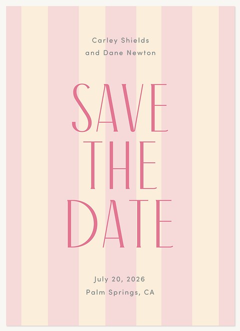 Cabana Save the Date Cards