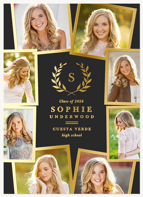 Modern Collage Graduation Announcements