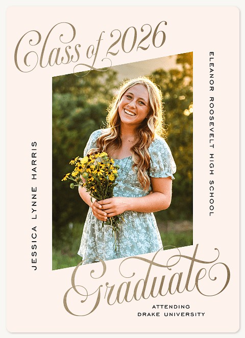 Upward Flourish Graduation Cards