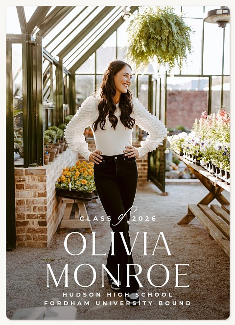 Front And Center Graduation Cards