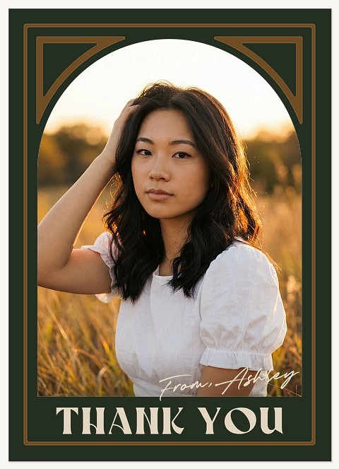 Nouveau Thanks Thank You Cards 