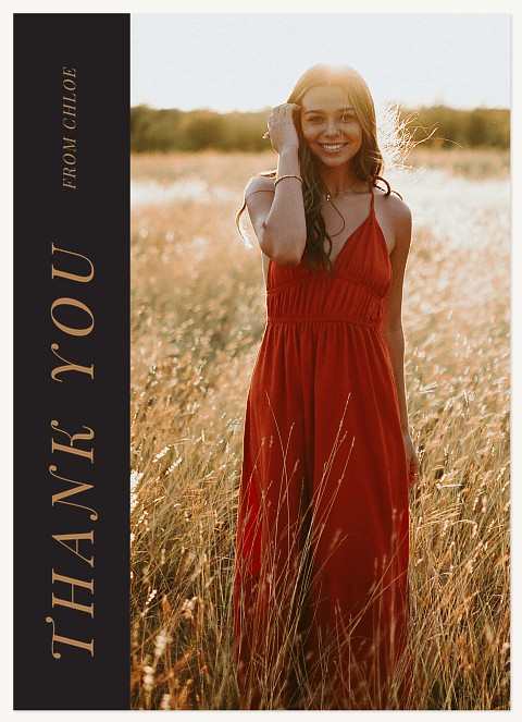 Vertical Thank You Thank You Cards 