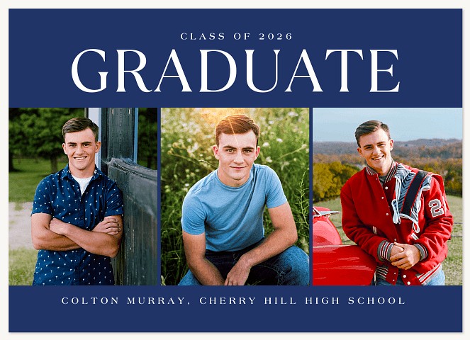 Statement Trio Graduation Cards