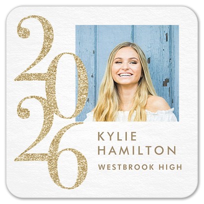 Glistening Year Custom Coasters