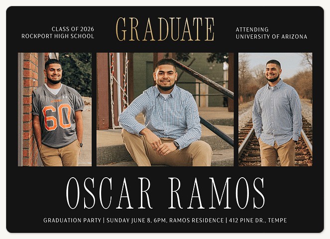 Notable Trio Graduation Cards