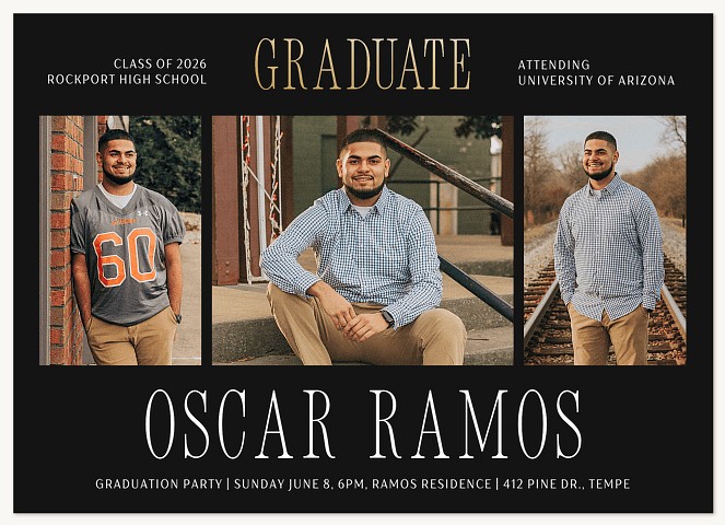 Notable Trio Graduation Cards