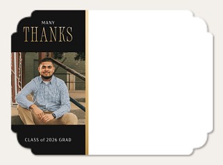 what does a grade 8 card look like Thank You Cards - Graduation - Vintage - Blank on The Inside - Includes Cards and Envelopes