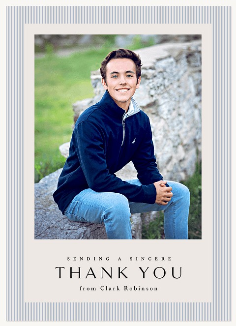 Honorable Stripes Thank You Cards 