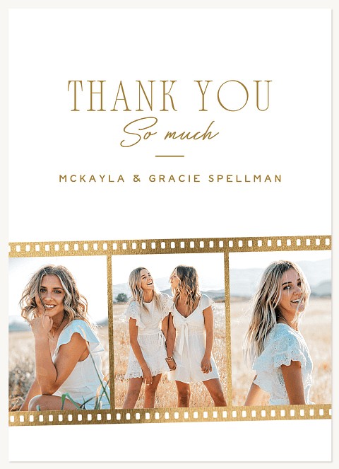 Snapshot Reel Thank You Cards 