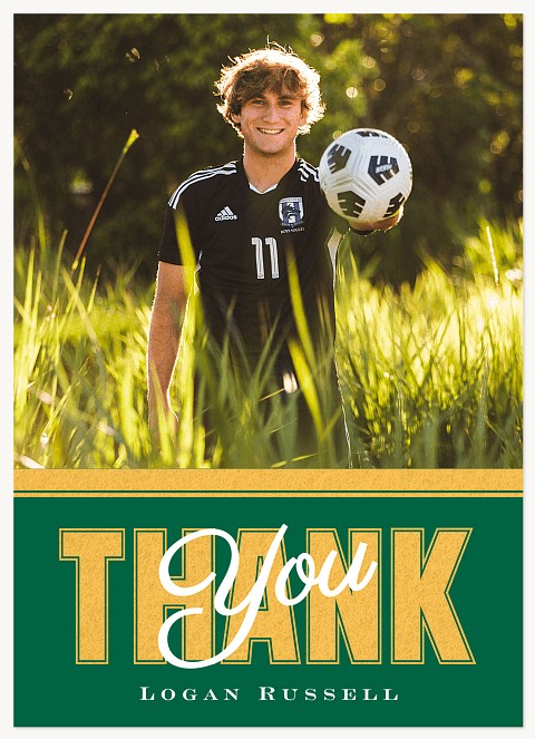 Varsity Moment Thank You Cards 