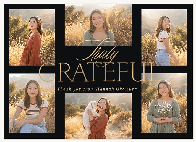 Luxe Grad Thank You Cards 