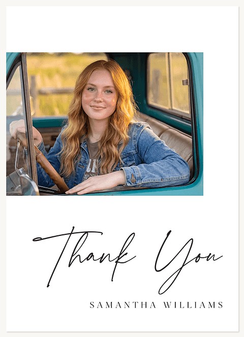 Pen Lettered Thank You Cards 