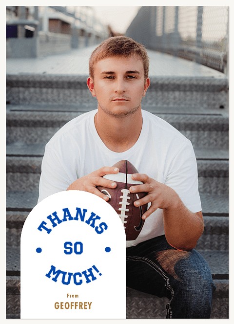 Sport Stamp Thank You Cards 