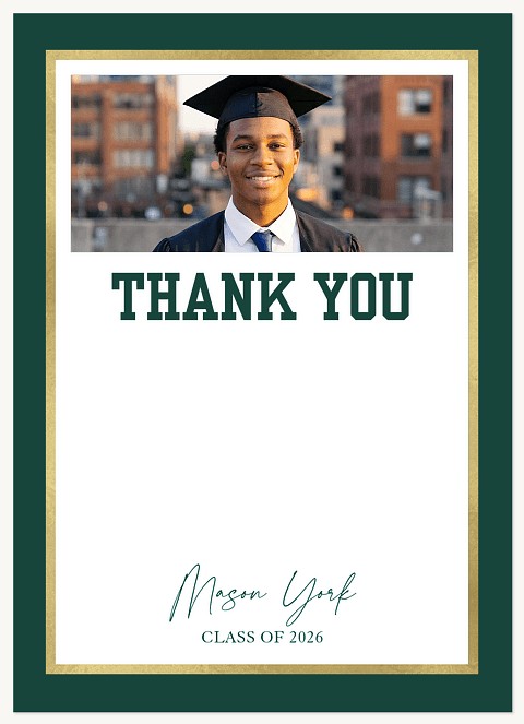Senior Thank You Thank You Cards 