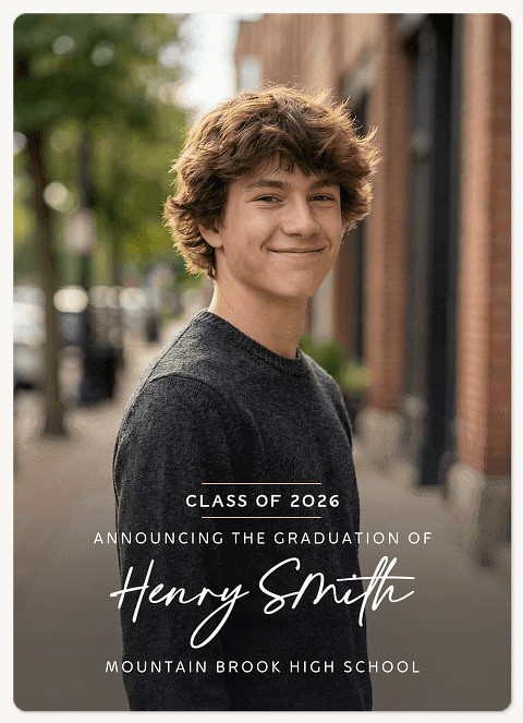 Simple Lines Graduation Cards