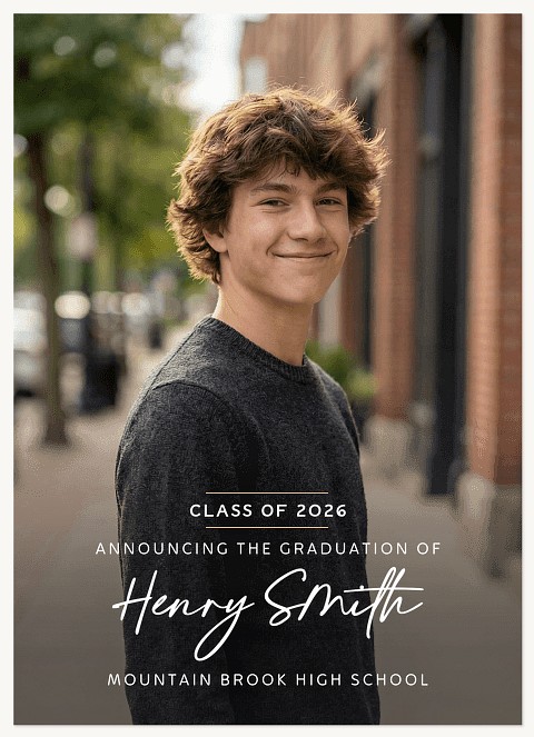 Simple Lines Graduation Cards