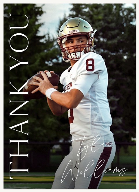 Elevated Thanks Thank You Cards 