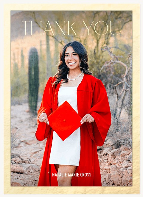 The Bold Thanks Thank You Cards 