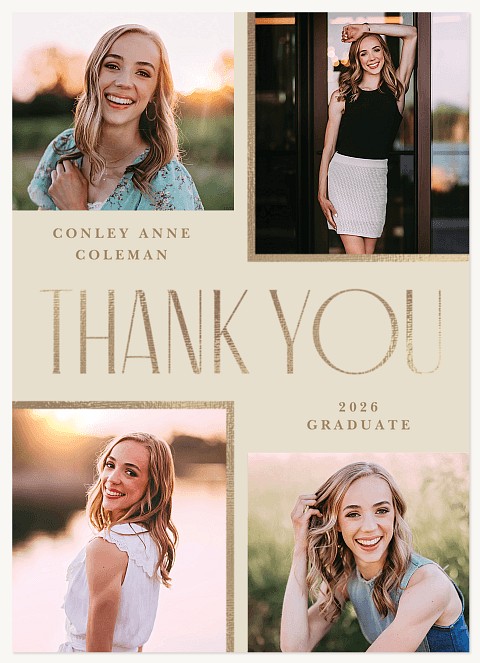 Boldly Stated Thank You Cards 