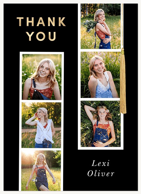 Commencement Tassel Thanks Thank You Cards 