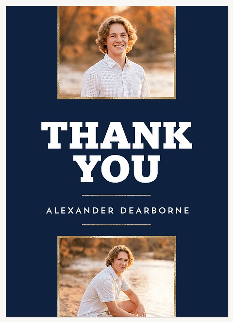 Classic Frames Thank You Cards 