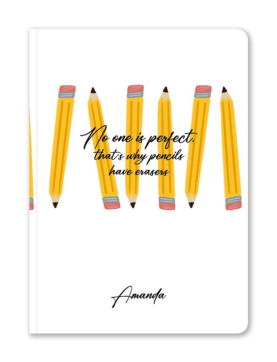 Perfect Erasers Custom Softcover Journals