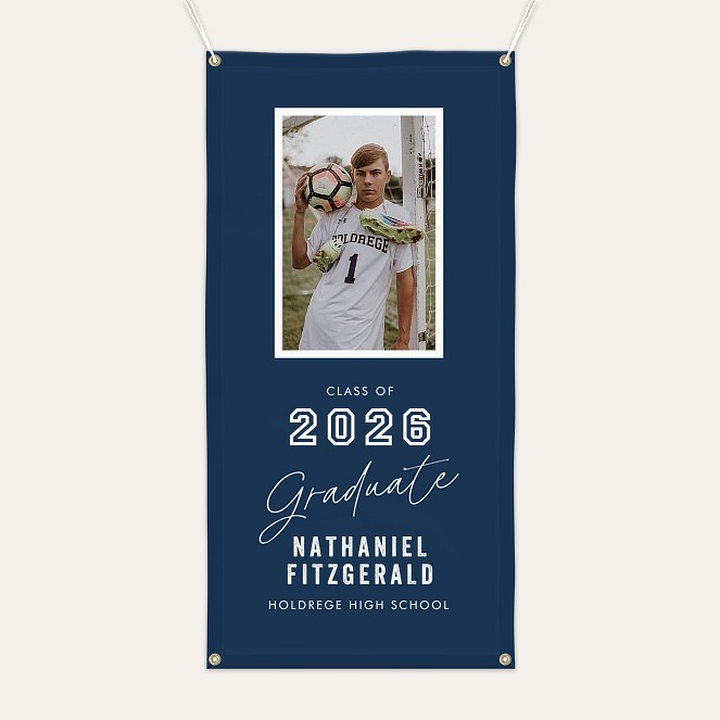 Scrapbook Graduation Photo Banner Custom Banners