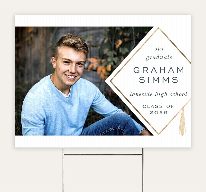 Diamond Cap Custom Yard Signs