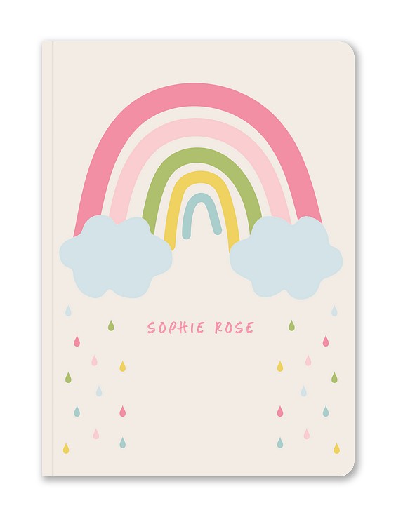 Rainbow Sprinkles Custom Softcover Journals