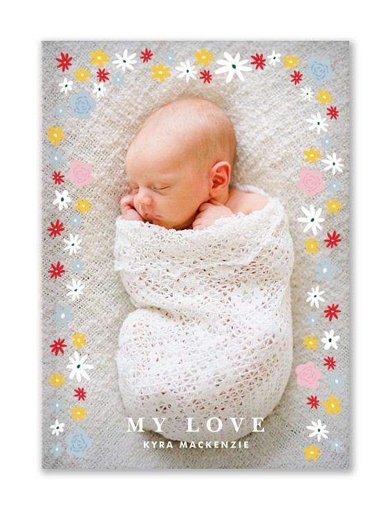 Floral Frame Custom Hardcover Journals