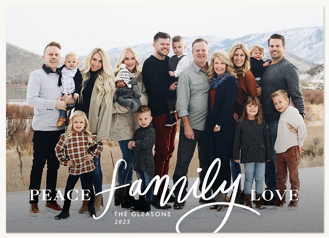  Family Love Christmas Cards