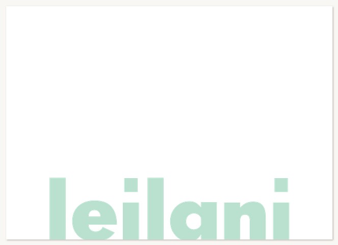 Bold Name Stationery