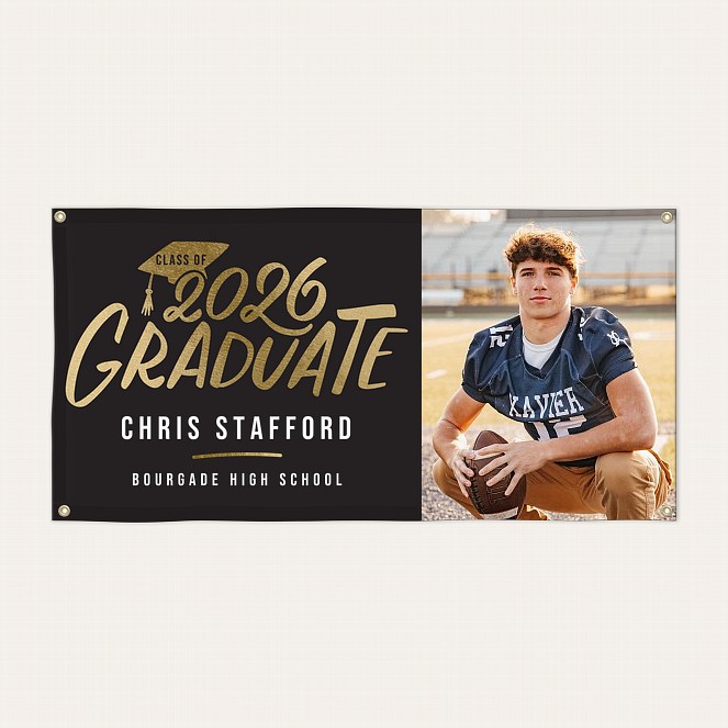 A Big Year Graduation Banner Custom Banners
