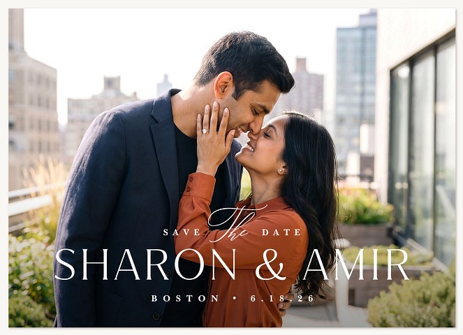 Gemstone Save the Date Cards