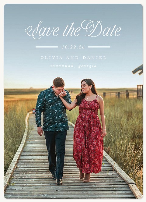 Easy Elegance Save the Date Magnets